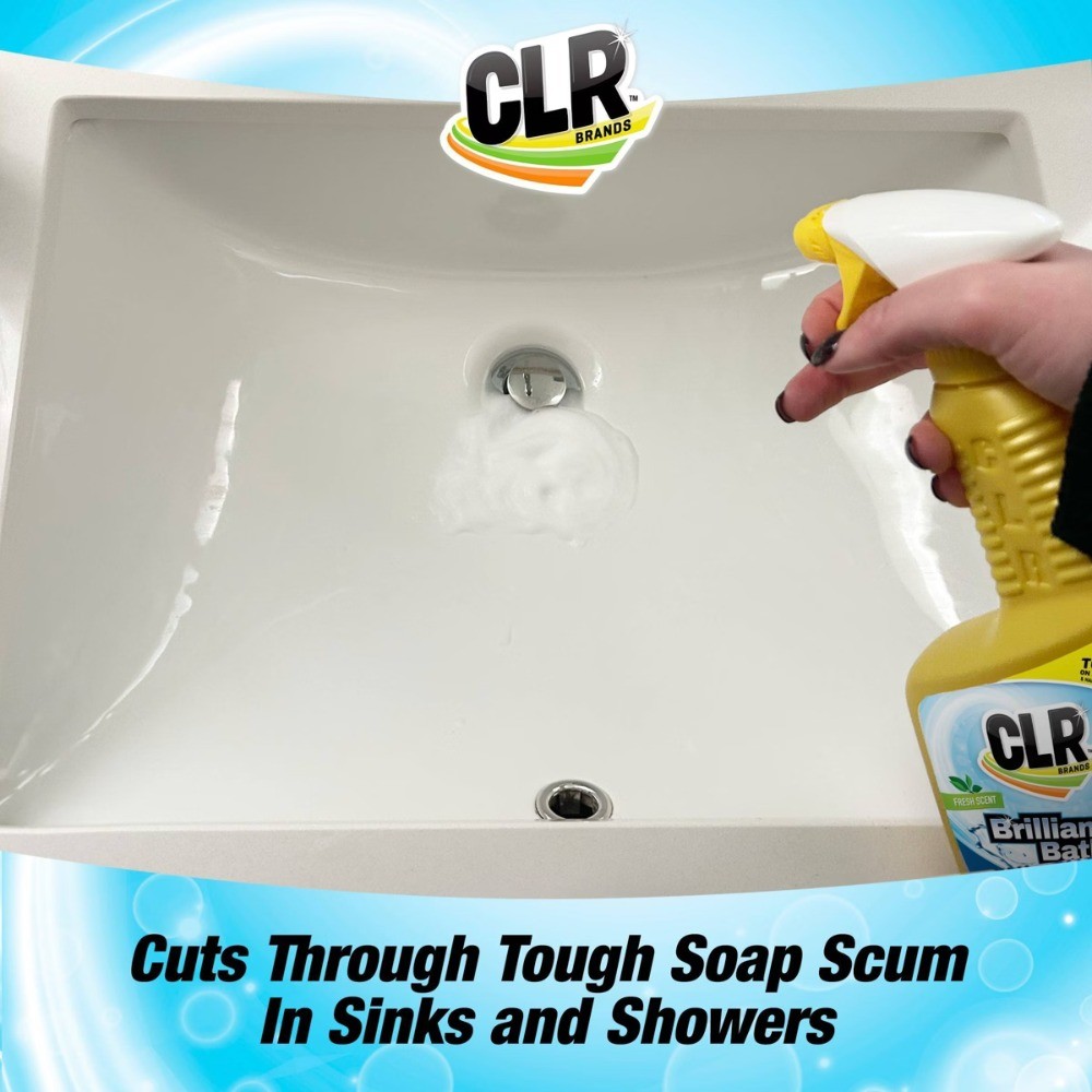 26 fl oz-CLR Clean Fresh Scent Brilliant Bath Foaming Bathroom Cleaner Spray