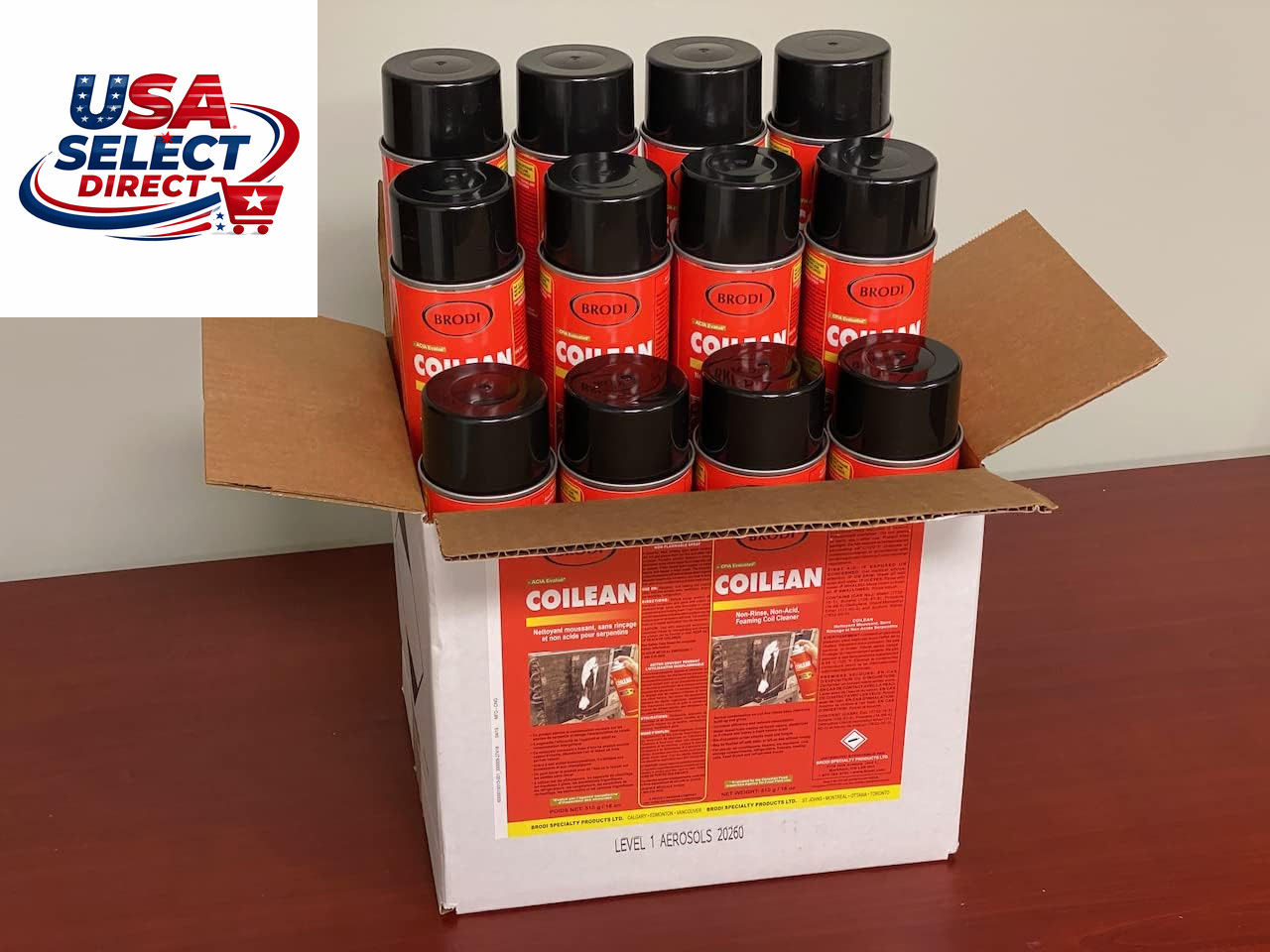 Coilean HVAC Coil Cleaner Foam, Non-Acidic, Self-Rinsing, 1 Pack