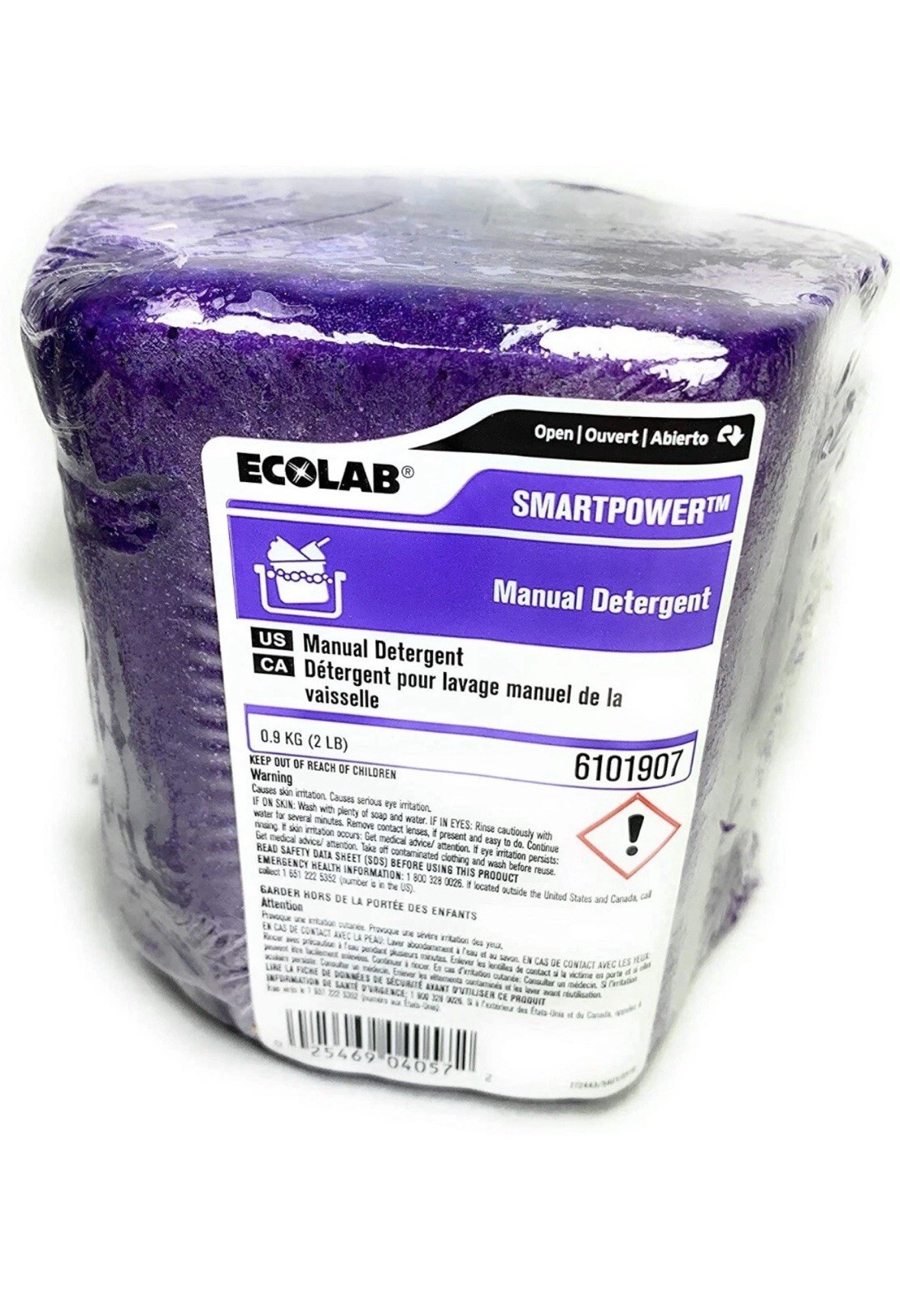 Ecolab SMARTPOWER Manual Detergent – 6101907 (2lb. Each) Lot Of 3