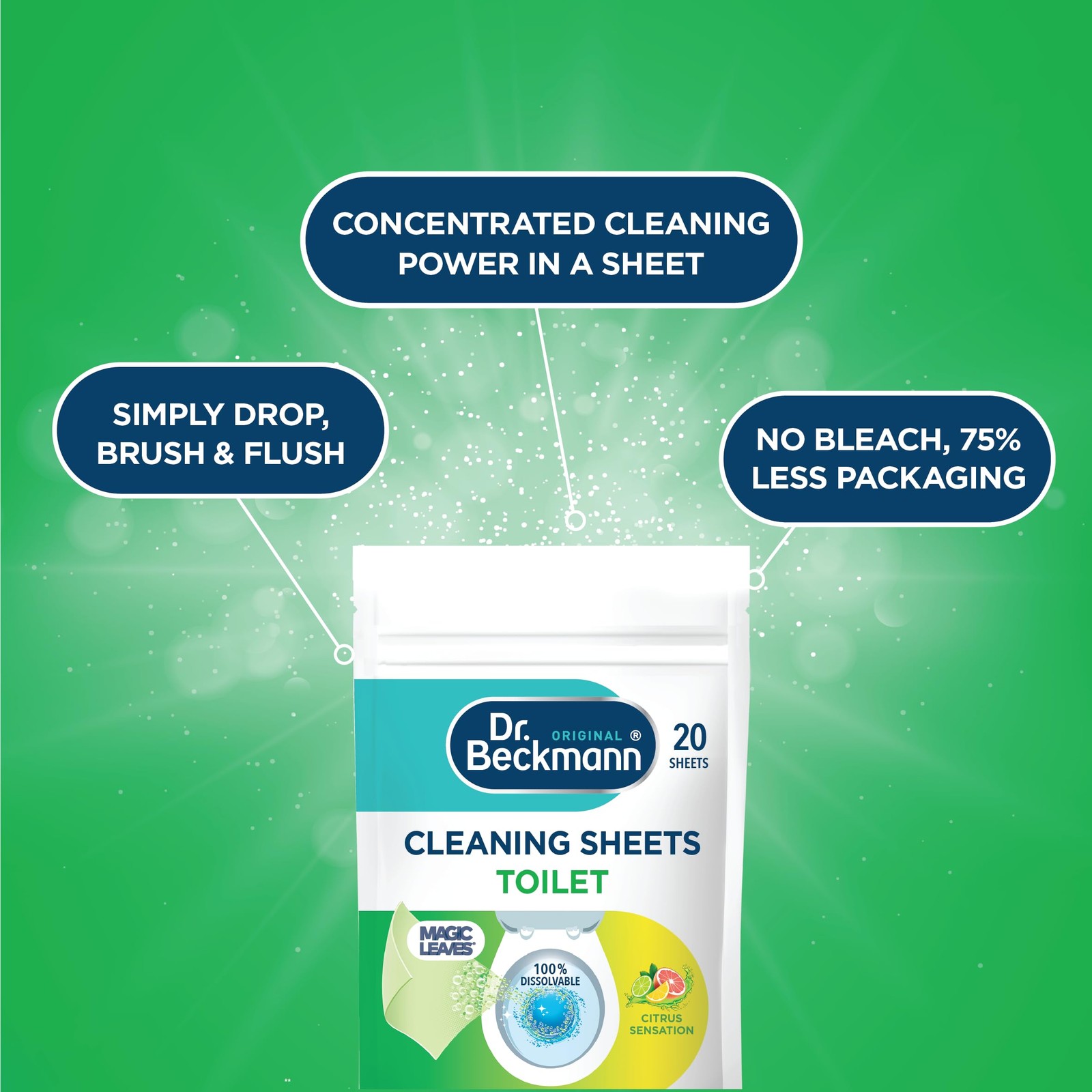 Toilet Cleaning Sheets | Easy Everyday Toilet Cleaning | Hygenic Cleanliness …