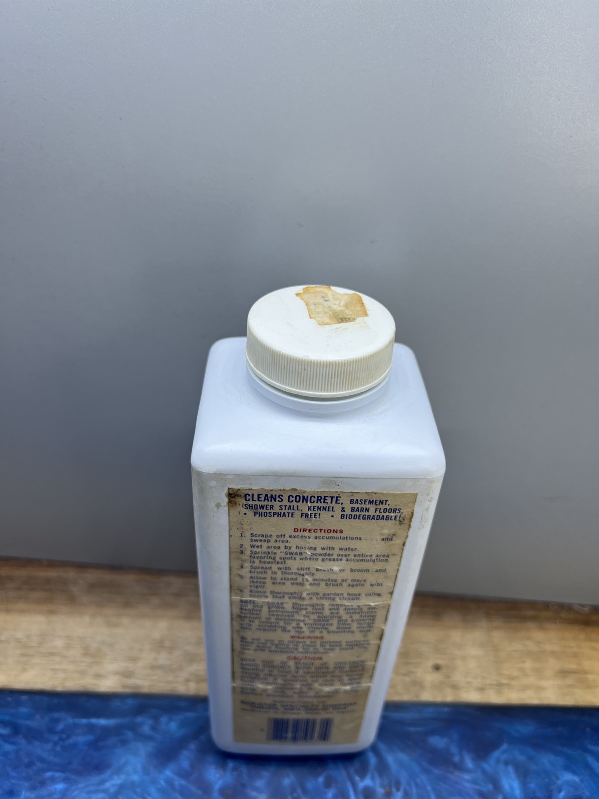 Gunk Swab Concrete Cleaner for Garage Floors & Driveways Basements 1.5 lb