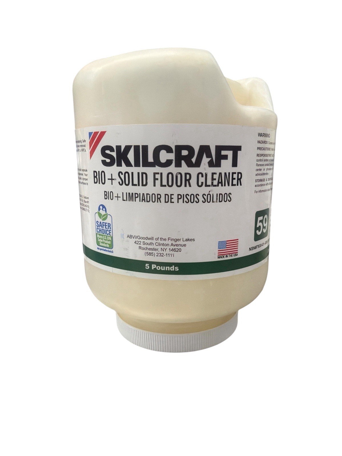 SKILCRAFT Bio+ Floor Cleaner 5 Lb Bottle