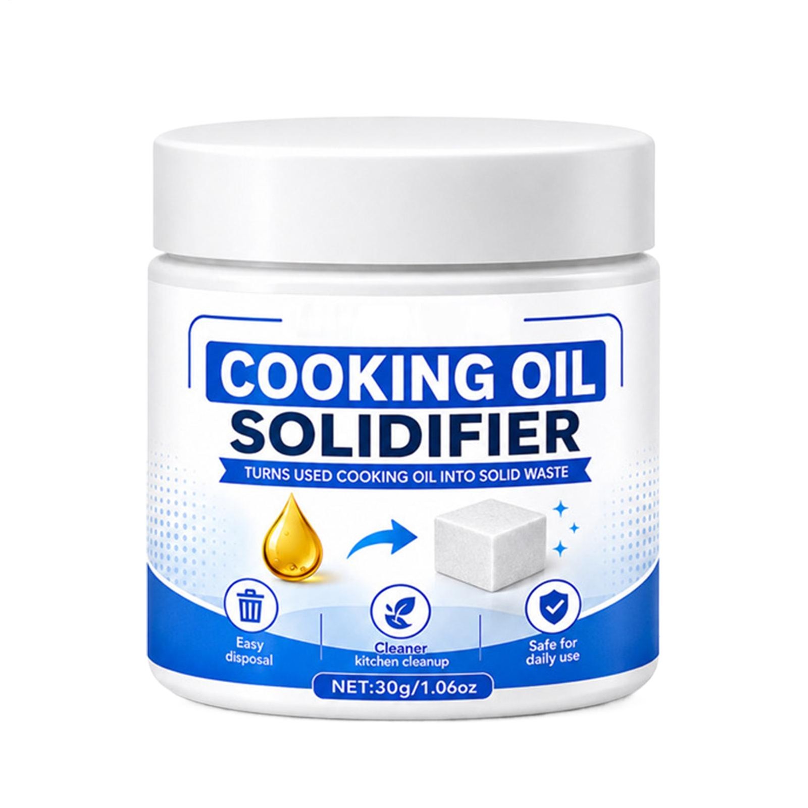Instant Solidification Cooking Oil Solidifier, Cooking Oil Solidifier Powder, Gr