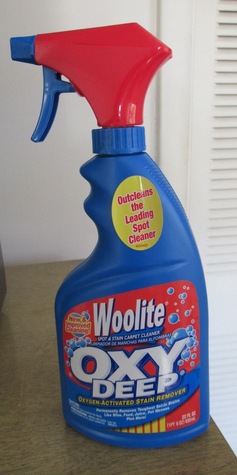 Vintage Woolite Oxy Deep Spot & Stain Carpet Cleaner 22 Oz Discontinued New 2006