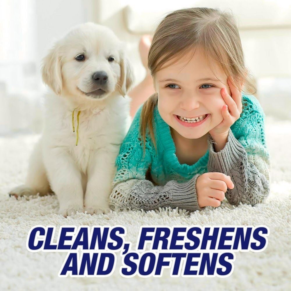 High Traffic Carpet Foam, Crisp Linen 88 oz 4 Cans x 22 oz, Cleans Freshens S…
