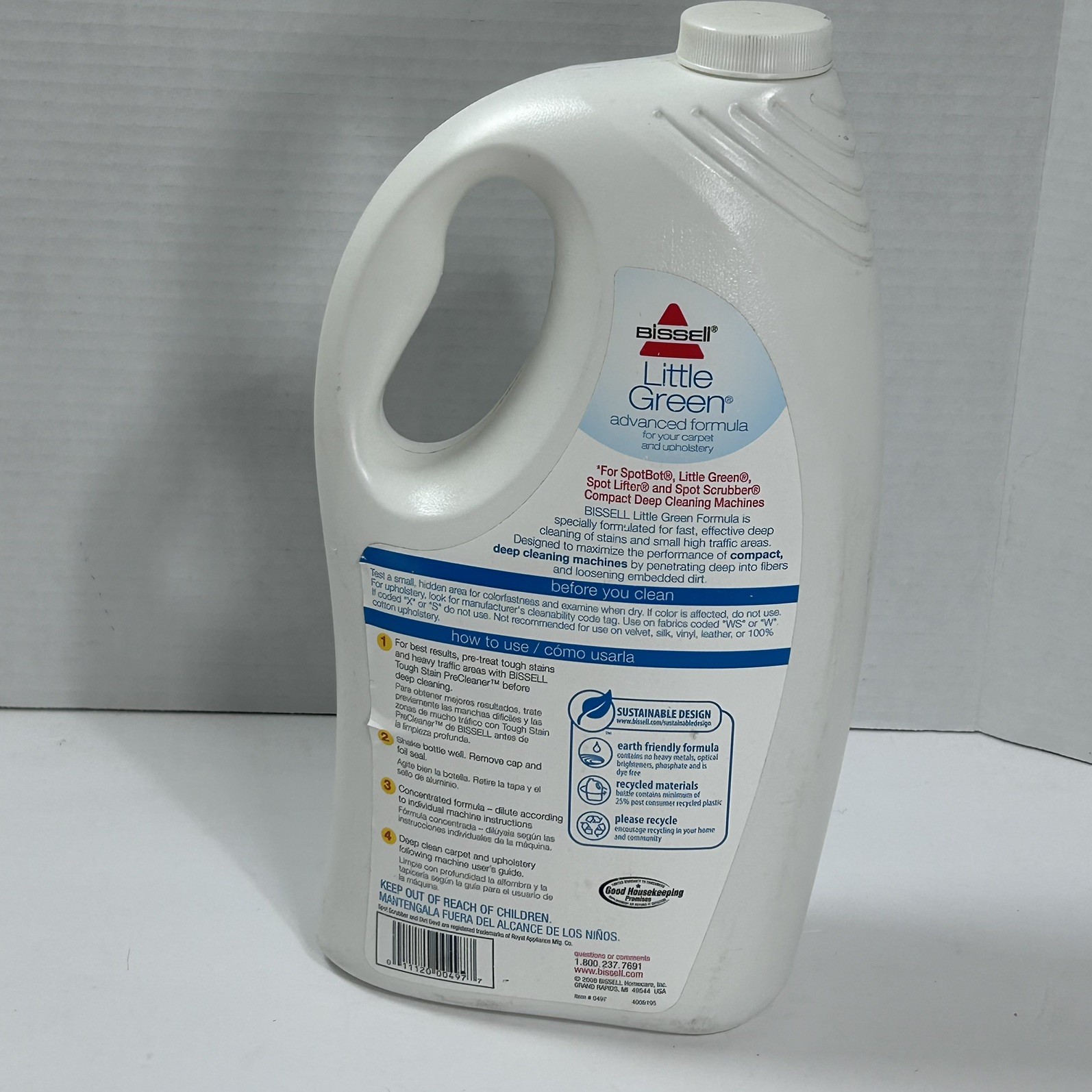Bissell Little Green Formula Carpet & Upholstery Cleaner 64oz Concentrate NEW
