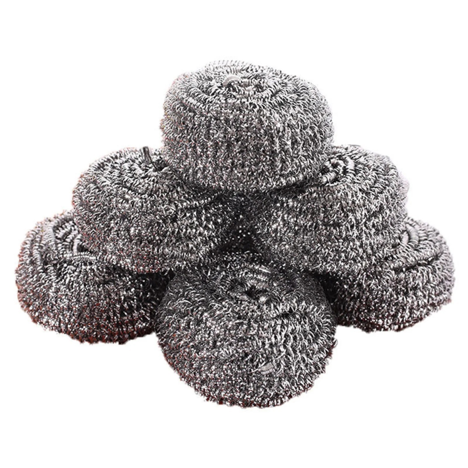 Stanley Home Products Stainless Steel Scouring Cleaners 6 Pack Heavy Duty Kitche