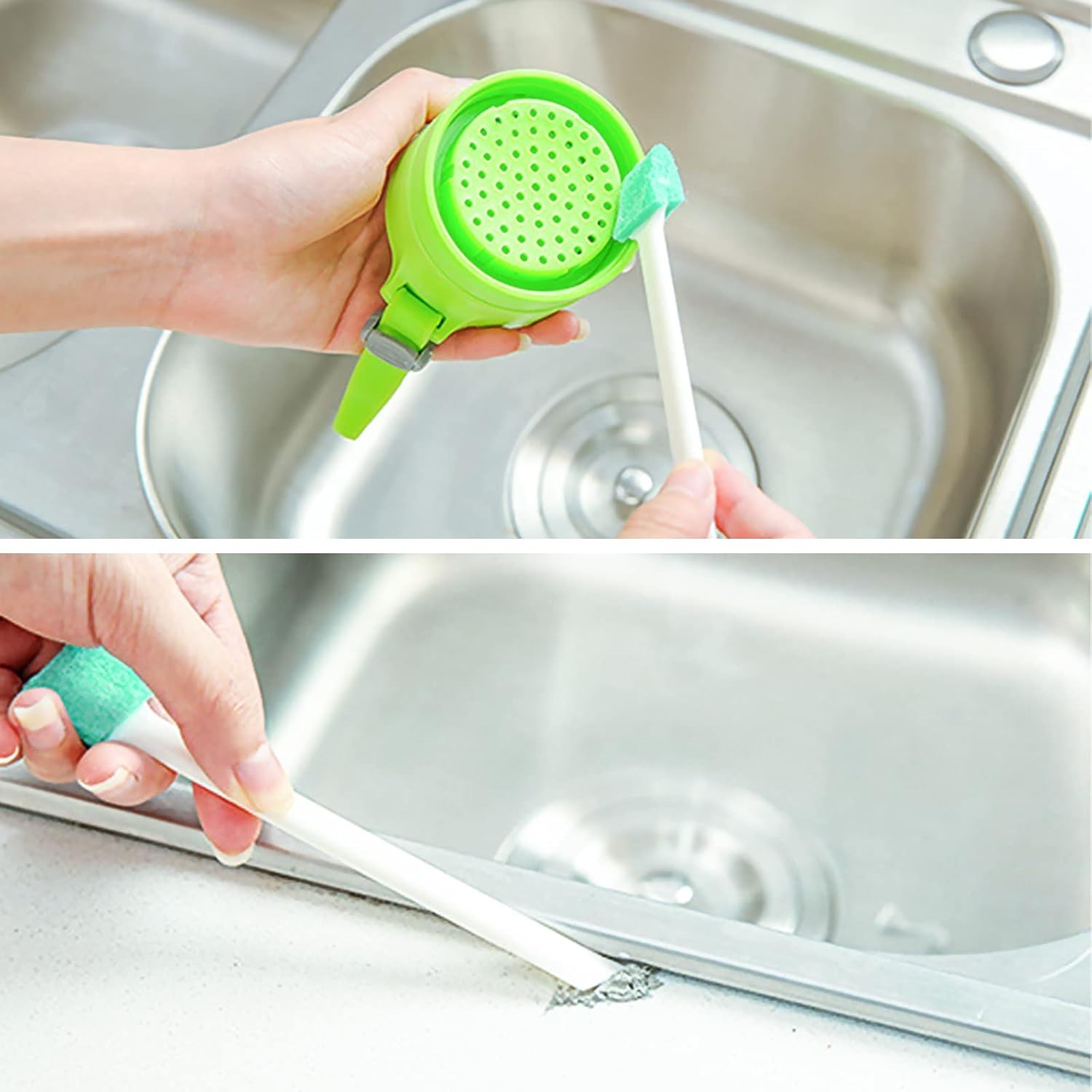 8pc Deep Detail Cleaning Brush Set Crevice Tool Kit for Keyboard Window Gap Sink