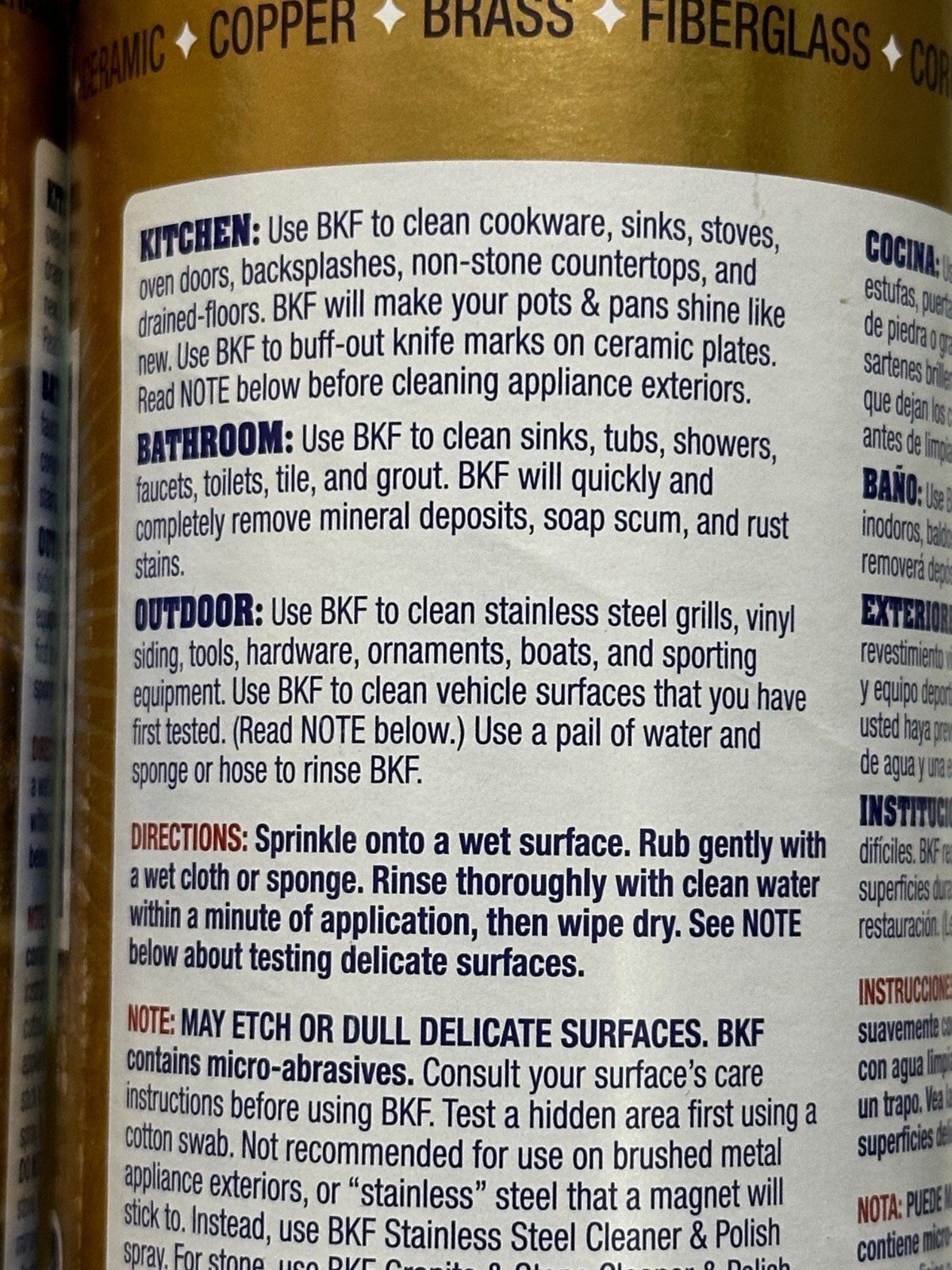 (2-Pack) BAR KEEPERS FRIEND Stainless Steel Cookware Porcelain CLEANER & POLISH
