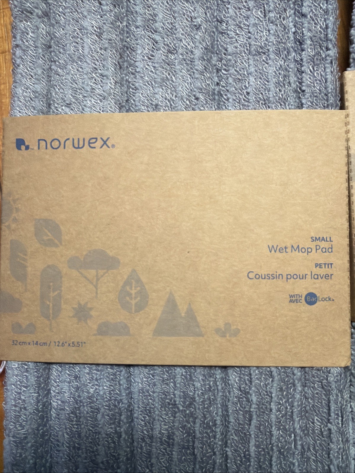 Norwex Mop Refills Floor Pad Cleaning Microfiber Dry Wet Sweeper Cleaner