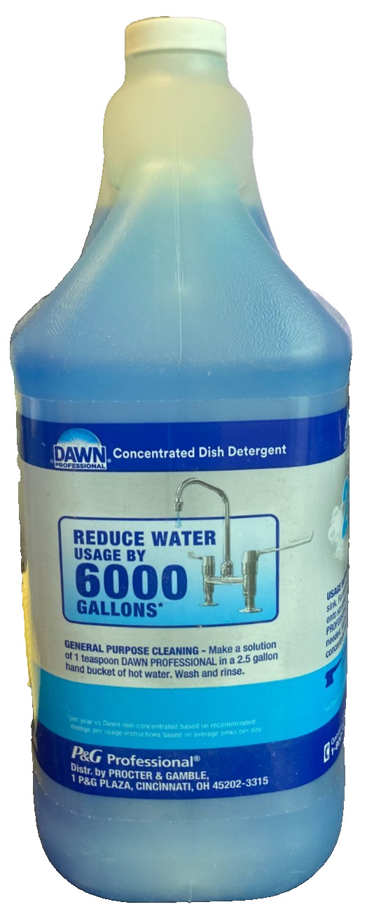Dawn Professional 128 oz Dish Soap Original Heavy Duty Grease Cleaner Ships Fast