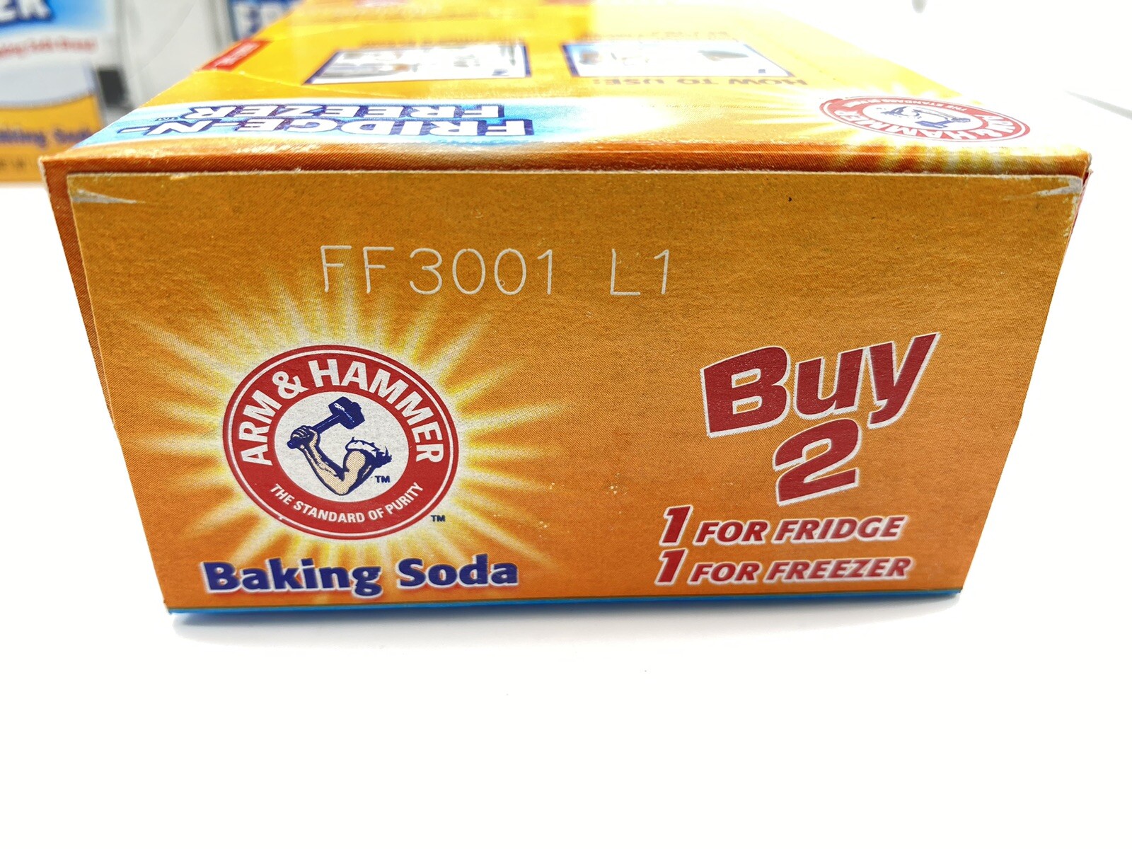 Arm Hammer Fridge and Freezer Baking Soda Eliminates Odor 14 oz per Box 4-PACK