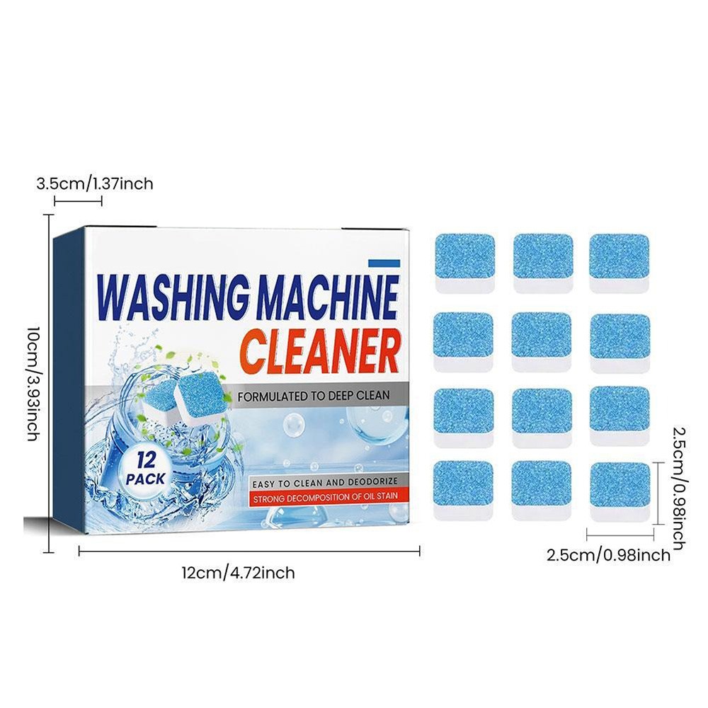 12/24pcs Washing Machine Cleaner Descaler Deep Cleaning Tablets Efficient