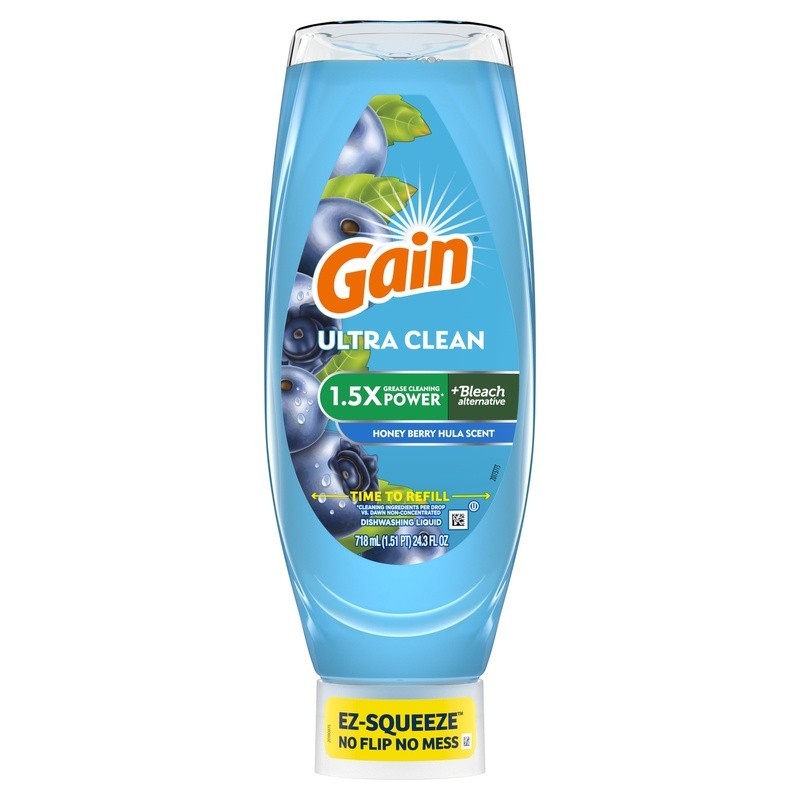 EZ-Squeeze Dish Soap Honeyberry Hula Ultra Clean 2 Pack Fast Easy Mess Free New
