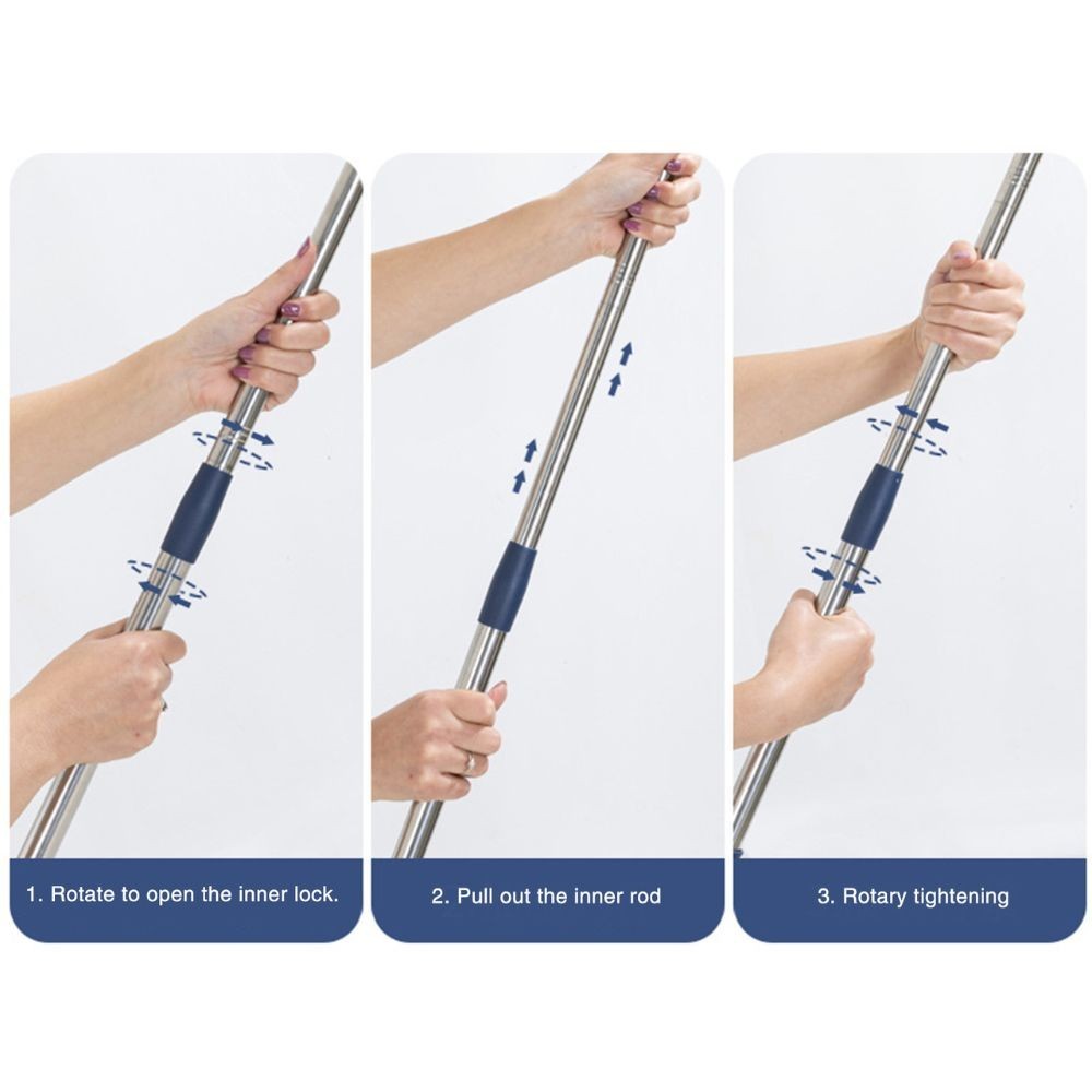 Household Window Glass Cleaner Scraper Anti-Slip Soft Rubber Cleaning Tool