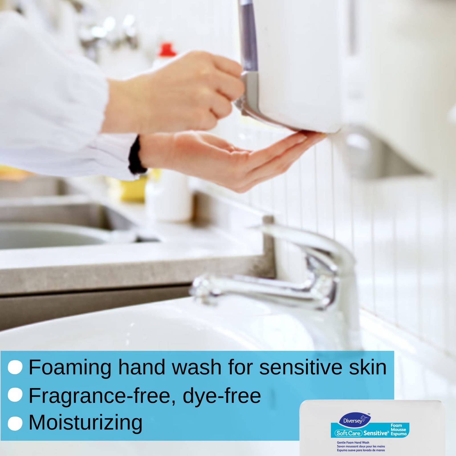 Diversey Soft Care Sensitive Foam Handwash For Intellicare Dispensers,