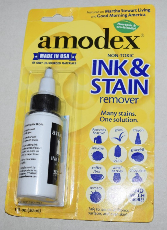 Amodex Ink & Stain Remover 1oz Bottle NEW