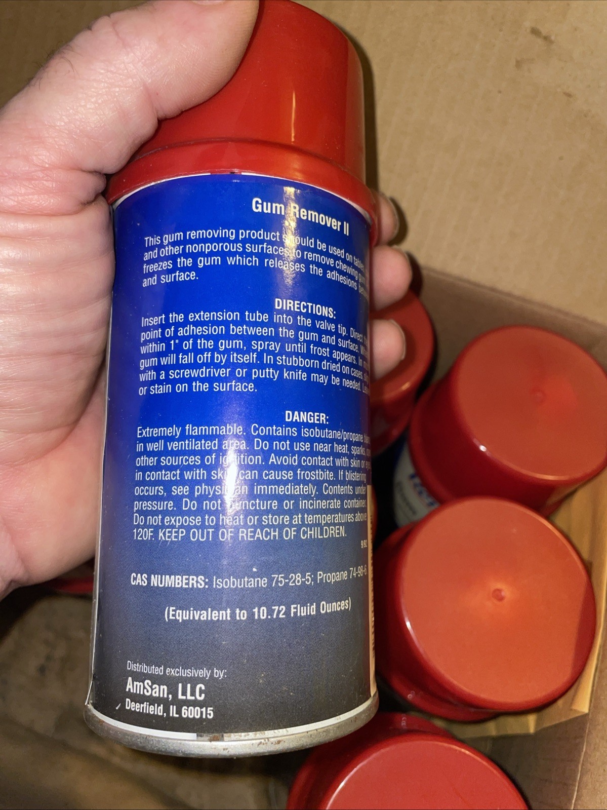 Renown REN05012-AM 6 oz. Gum Remover II Aerosol 10 Cans New Old Stock