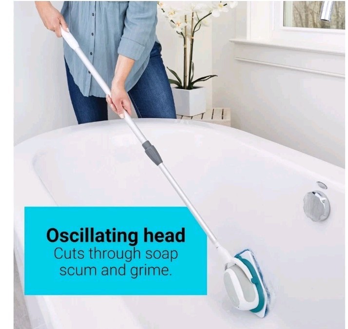 BLACK+DECKER BHPC220 Scumbuster Pro Rechargeable Power Scrubber/Stand/Pole (W3