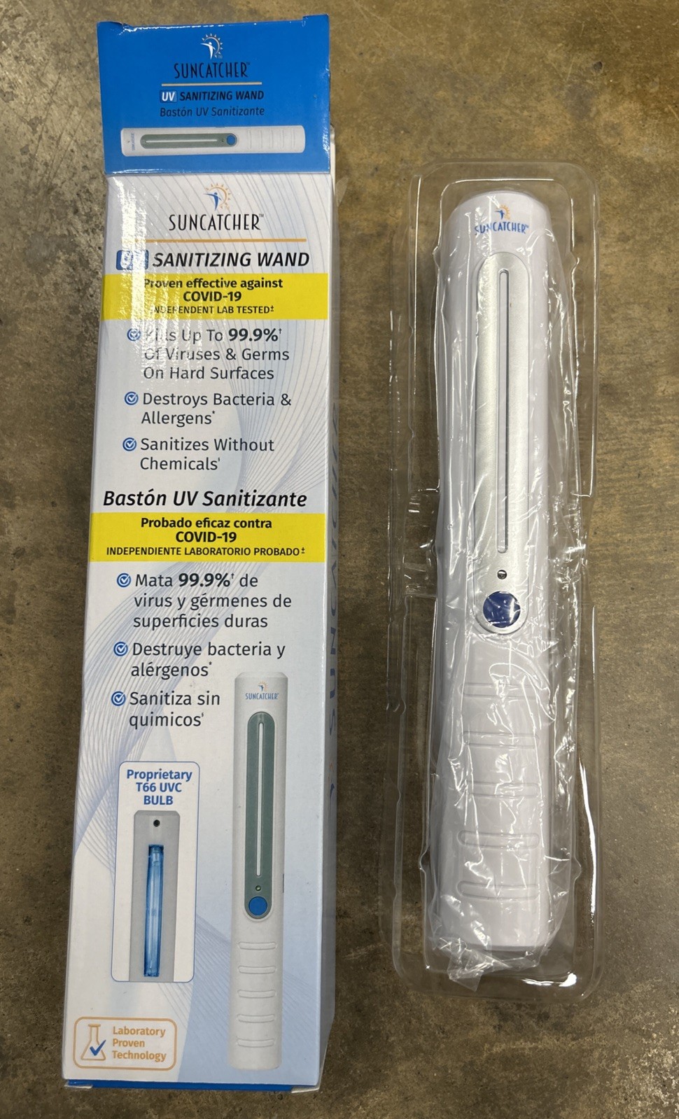 Suncatcher Sanitizing Wand Portable Disinfecting Lamp SW-9374 NIB