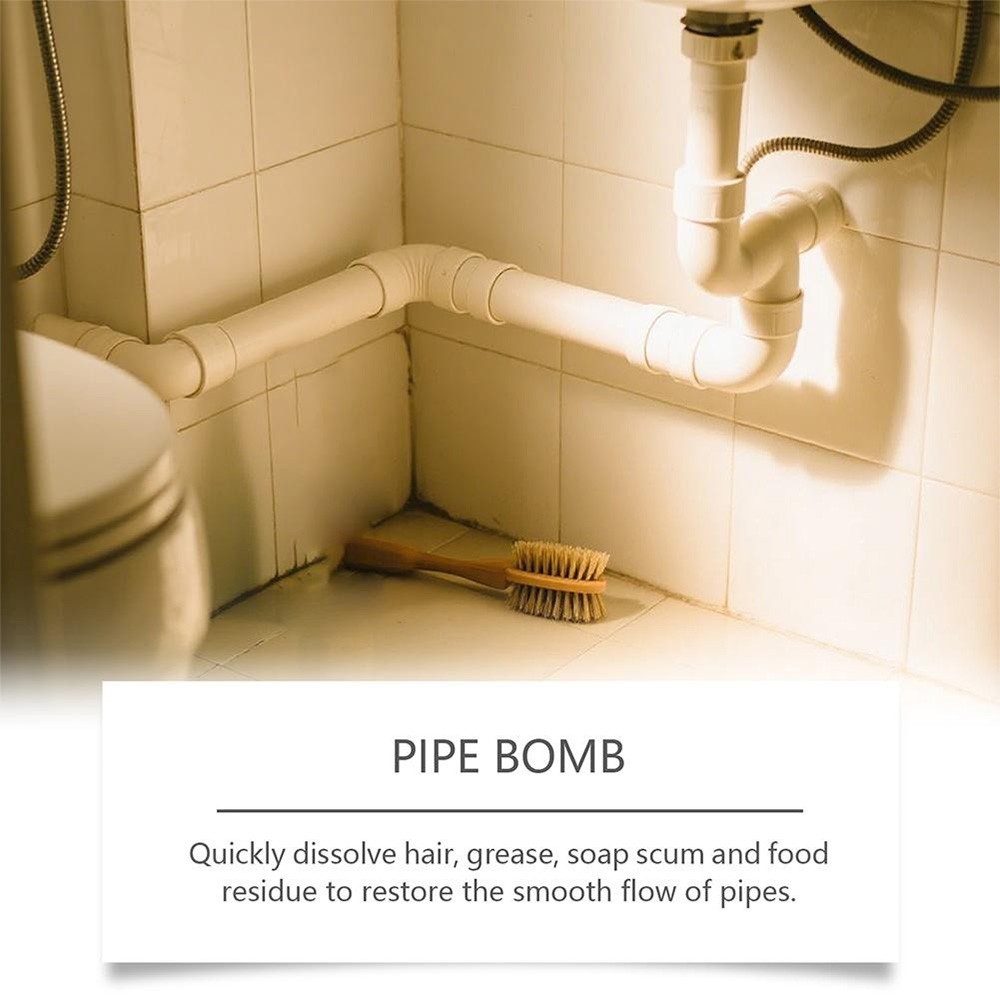 Fast Drain Remover Sink Dredge Pipe Cleaning Powder Clean Sewers Eliminate Odors