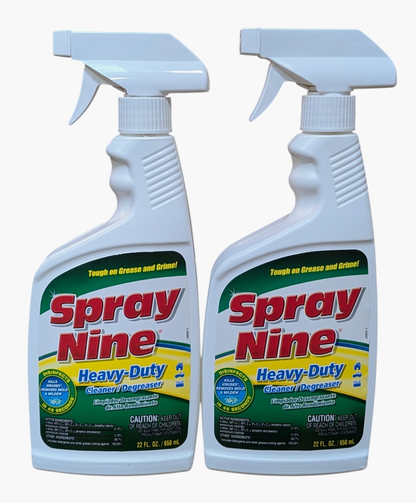 2 – Spray Nine Heavy Duty Cleaner/Degreaser – 22 Fl Oz Each