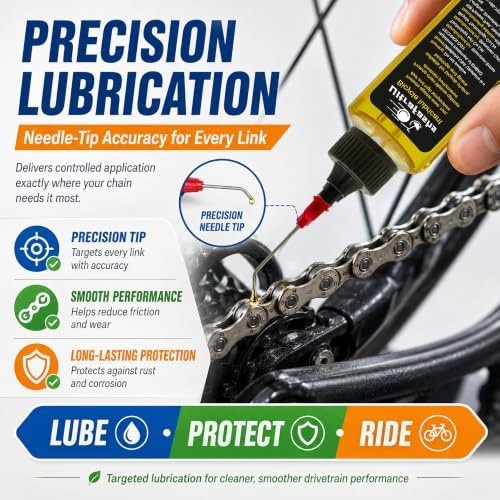 Bike Chain Cleaner Kit, 560ml/19oz Biodegradable Degreaser with 2oz Wet Chain…