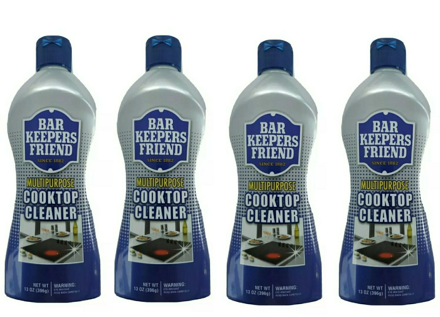 (4PKS-13oz Bottle) Bar Keepers Friend Cooktop Cleaner FREE FAST SHIPPING!