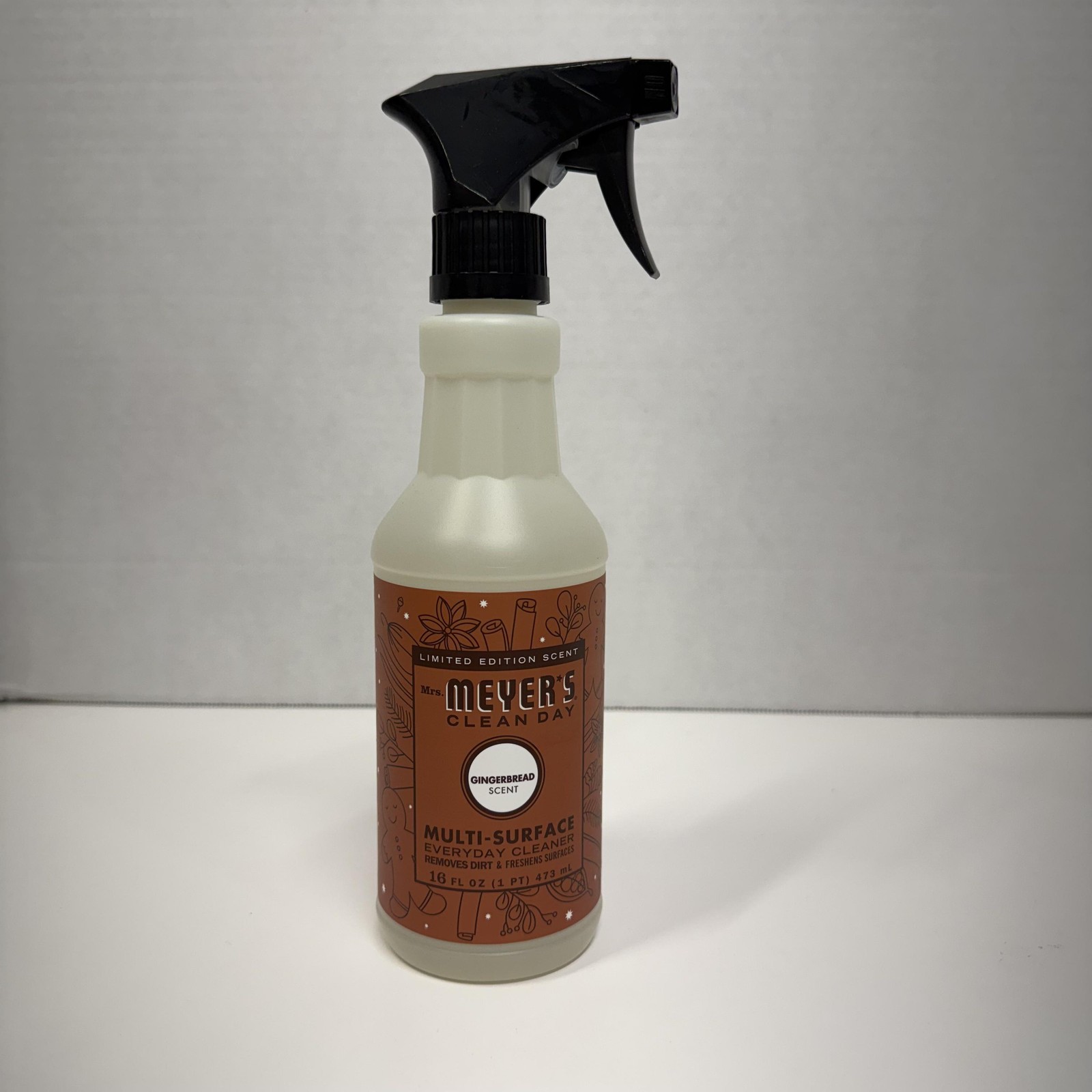 Mrs. Meyer’s Clean Day Multi-Surface Cleaner Gingerbread Brown 16 Fl Oz BrandNew
