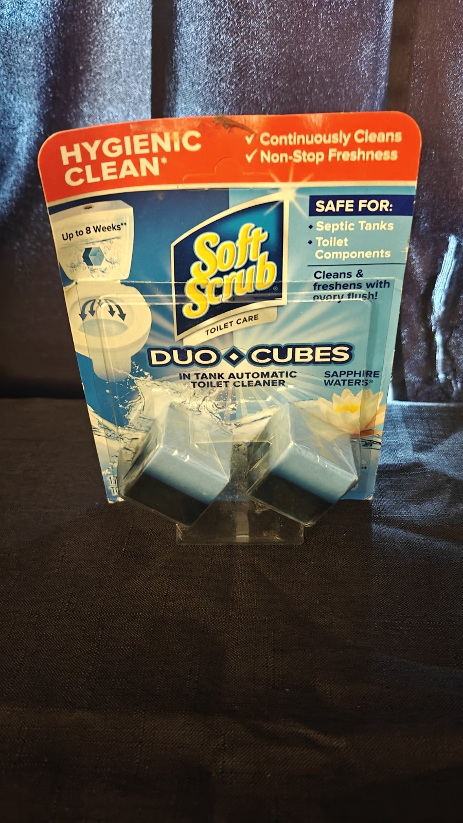 Soft Scrub Duo-Cubes In-Tank Automatic Toilet Cleaner Sapphire Waters 2-Ct