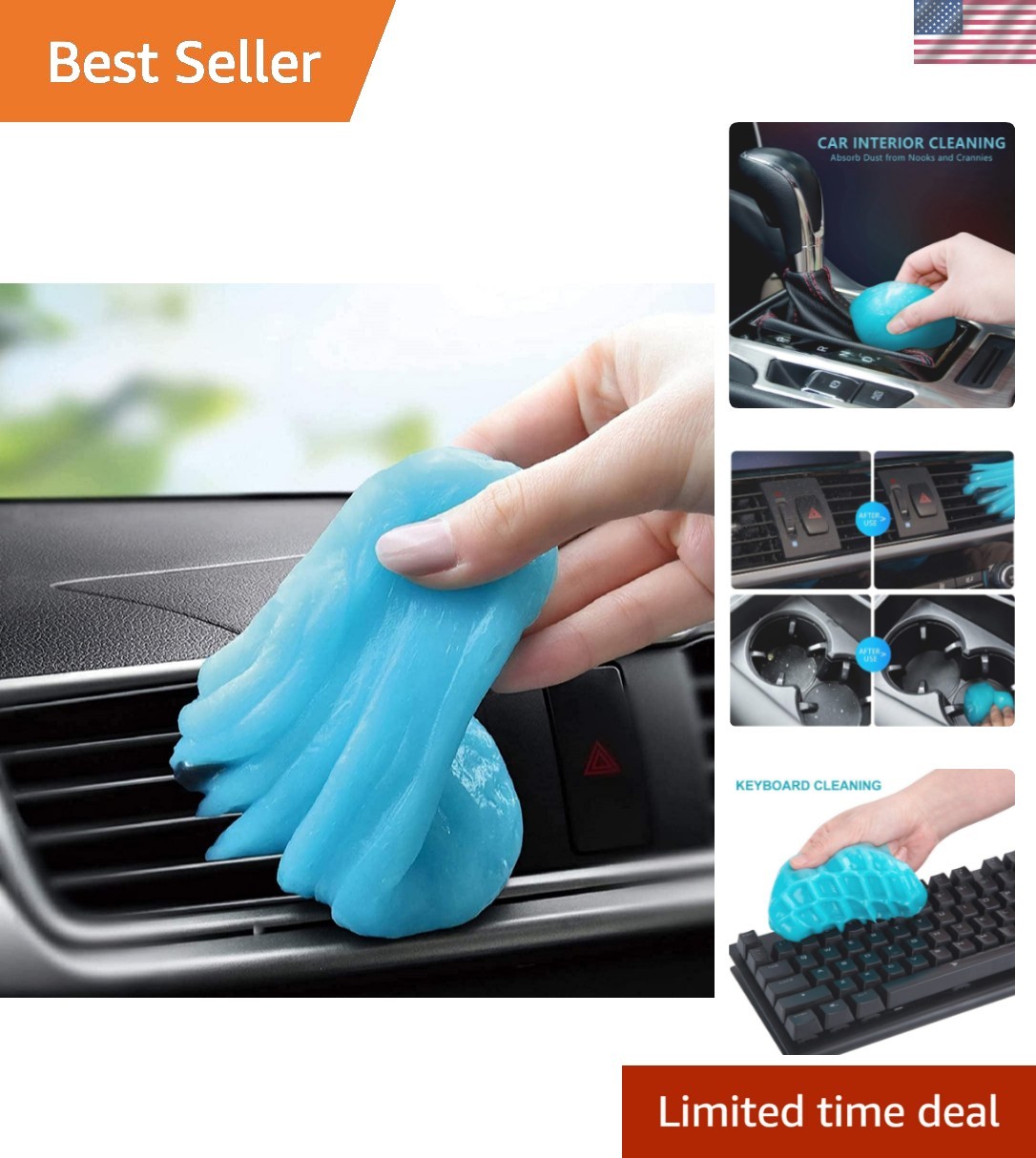 Cleaning Gel for Car Detailing Putty Car Vent Cleaner Goo Cleaning Putty Gel …