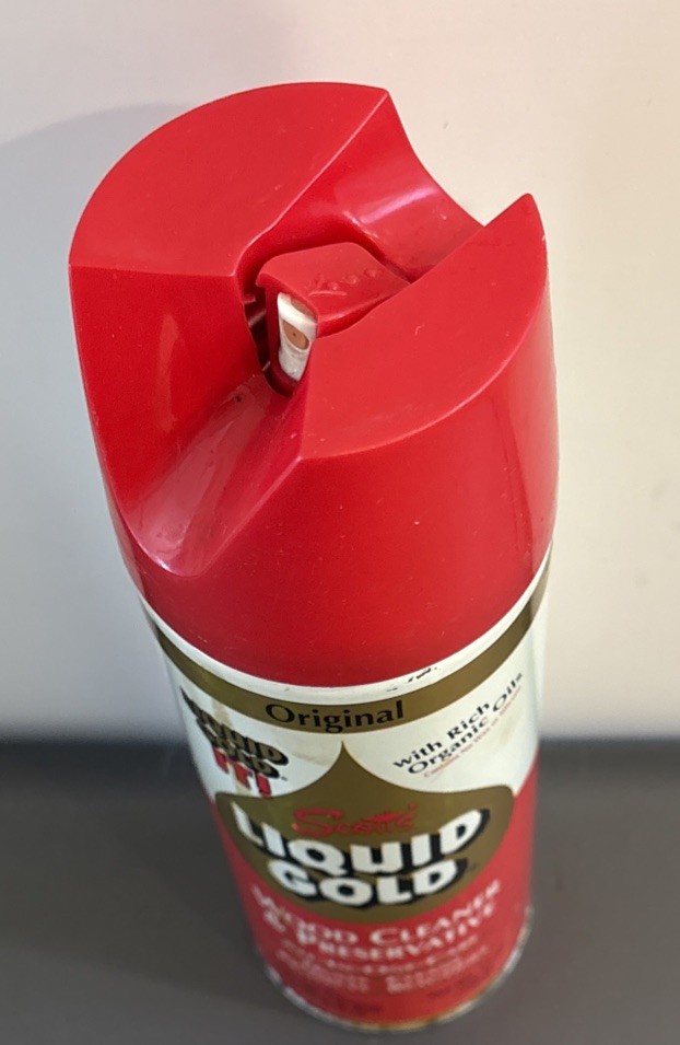 Scott’s Liquid Gold Aerosol Wood Cleaner 12oz 340g Red Top 90% full discontinue