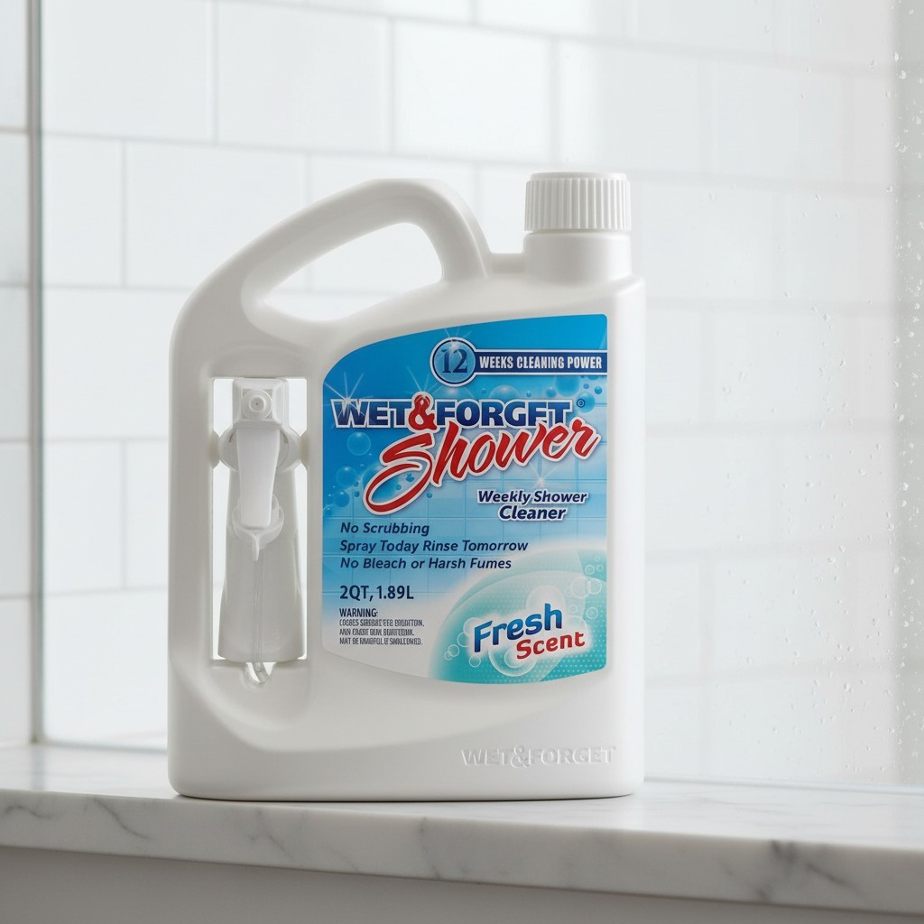 64 oz Shower Cleaner Spray – Effortless Clean, Fresh Scent, Bleach-Free Solution
