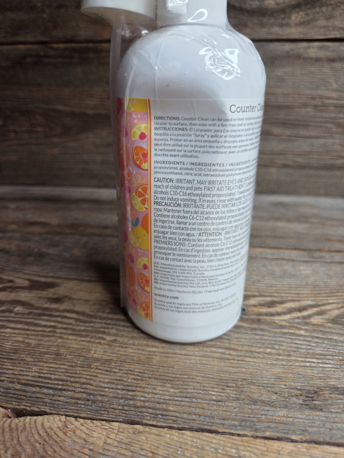 Scentsy Counter Cleaner Spray 16 fl oz- Cloudberry Dreams/Feelin’ Punchy New (2)