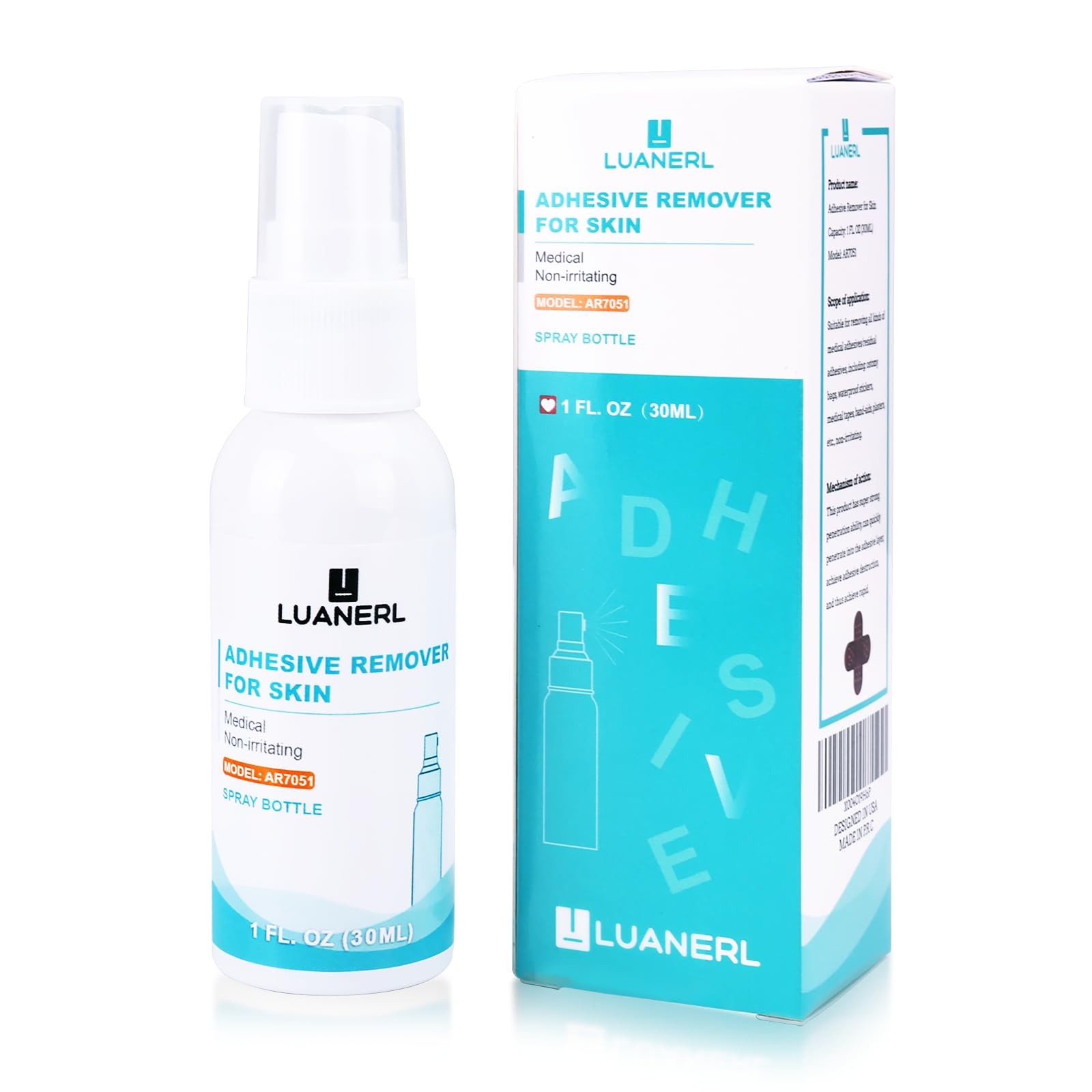 Adhesive Remover for Skin Spray Bandage & Surface – No Sting for Sensitive Skin