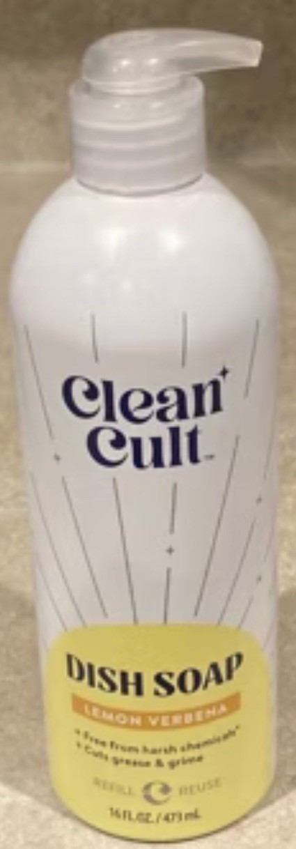 CLEAN CULT 2 16 OUNCE BOTTLES LEMON DISH SOAP