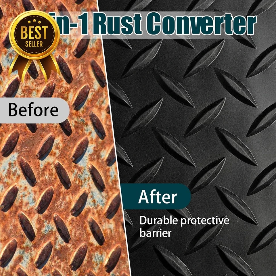 2 in 1 Rust Converter Primer 35oz Stops Rust Heat Resistant Coating Paint