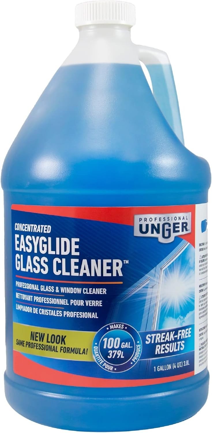 Glass Cleaner Concentrate 1 Gal Streak-Free Ammonia-Free Multi-Purpose Safe f…