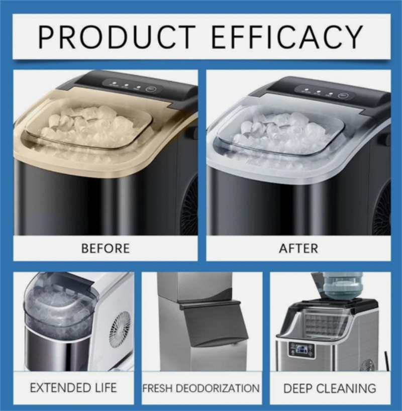 USA Ice Machine Cleaner Descaler Bottle Ice Clean Scale 100ml