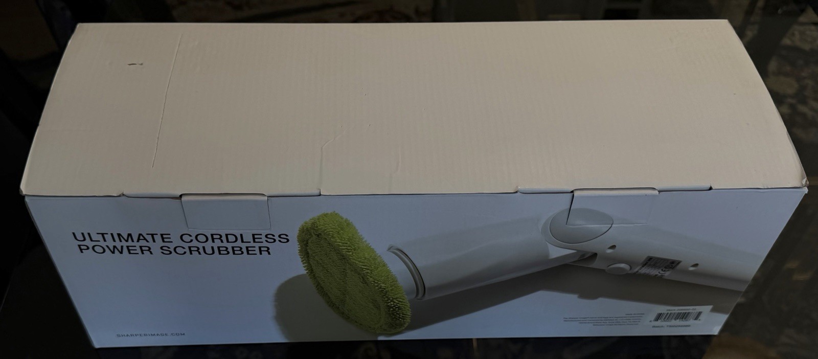 Sharper Image Ultimate Cordless Power Scrubber Bathroom Kitchen & More! New!