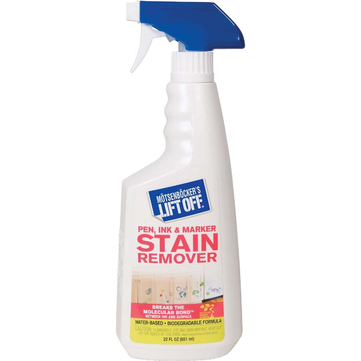 MOTSENBOCKER’S Lift Off 409-01 Stain Remover, 22 oz, Liquid, Mild, Clear