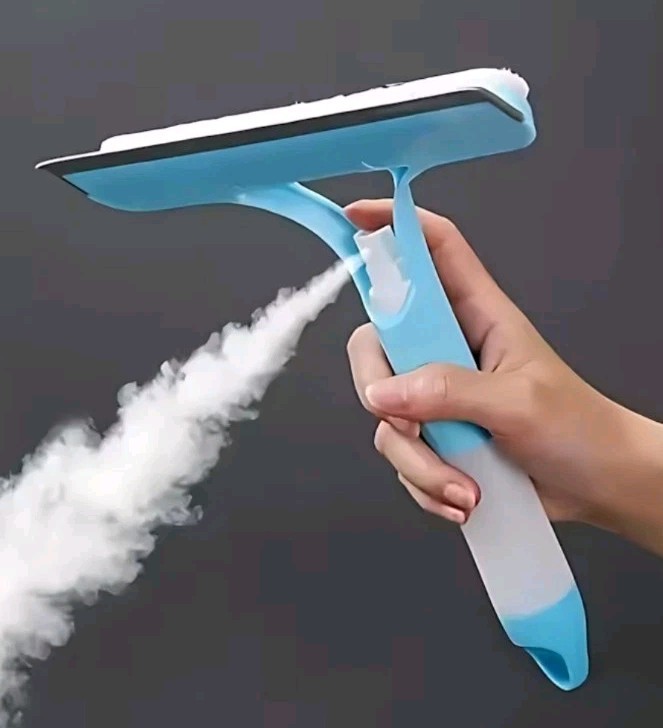 3-in-1 Squeegee Cleaning Tool Streak-Free Glass Surface Window Cleaning