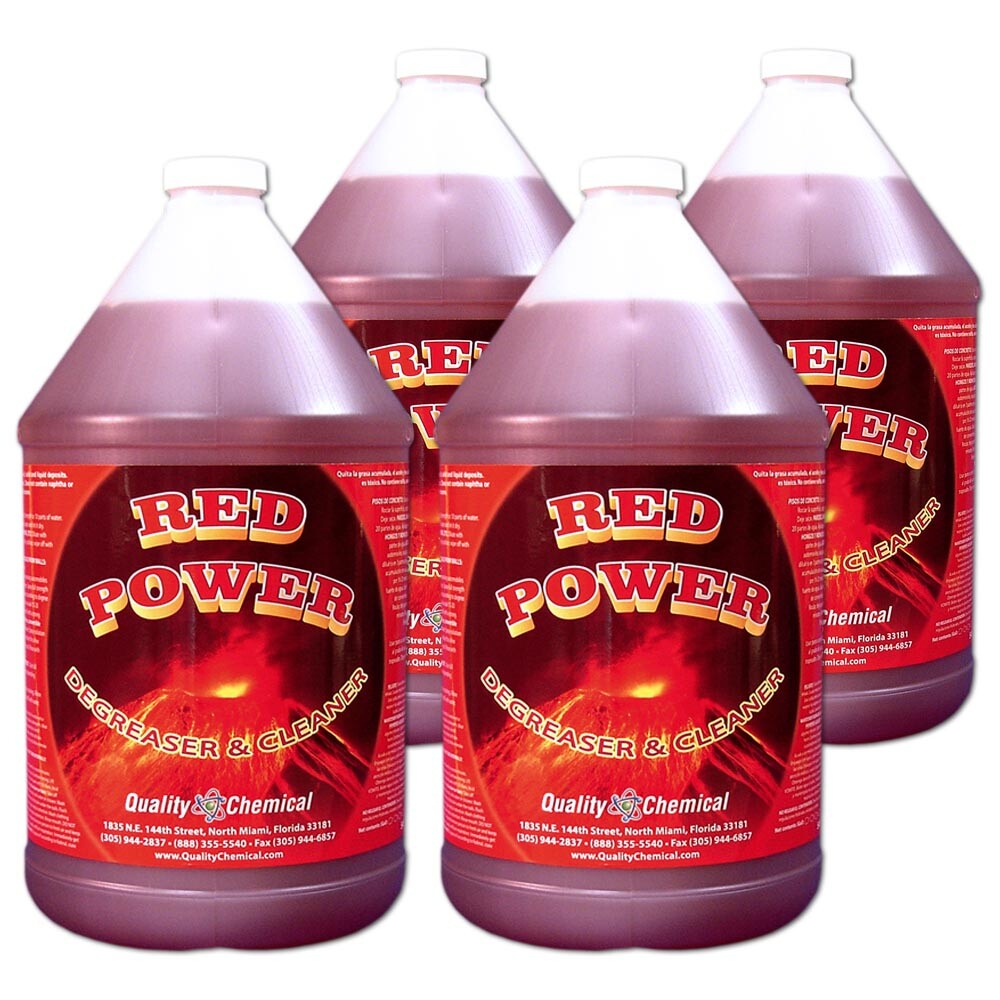Red Power Degreaser / 4 Gallon case
