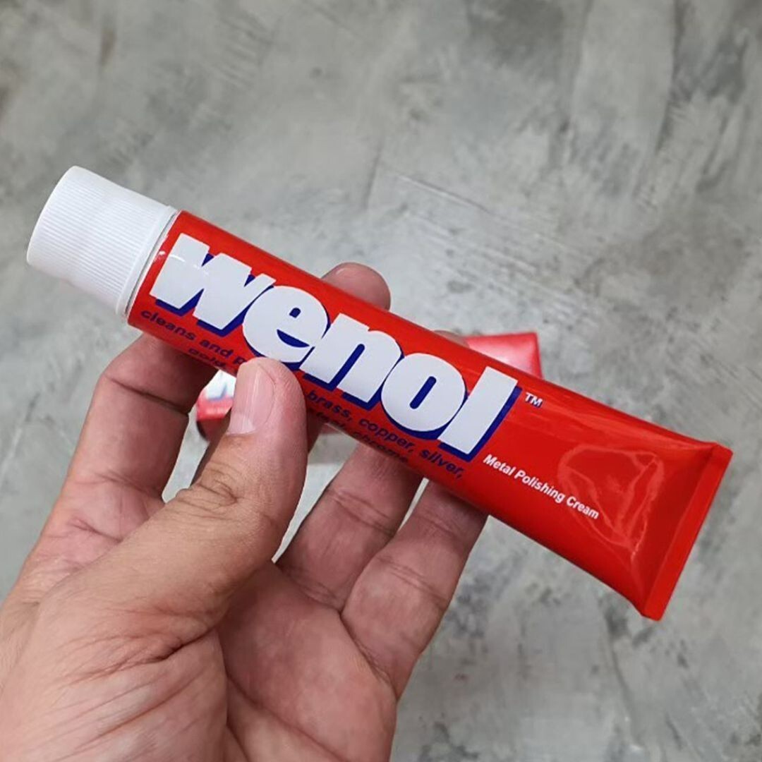 Wenol Metal Polish Cleaner Brass Copper Stainless Steel Aluminum Silver 100g