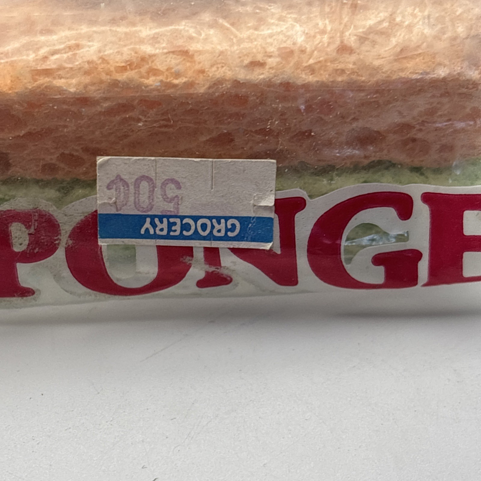 Vtg ‘90 O-CEL-O Handy Sponges 3M USA (4) 4.7×3.0x0.6 Cellulose NOS Betty Crocker