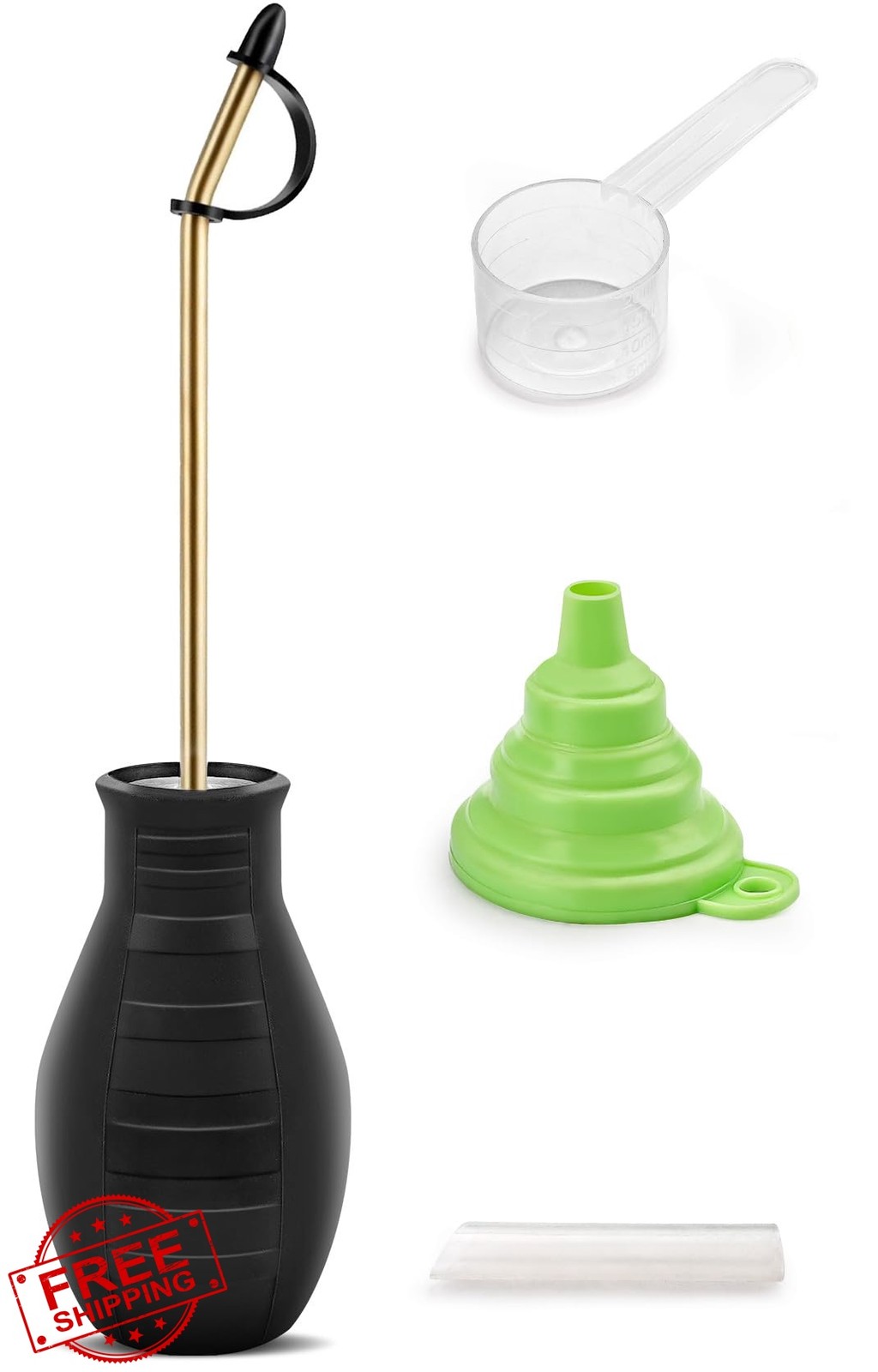 Sbestily Bulb Powder Duster, Diatomaceous Earth Spreader