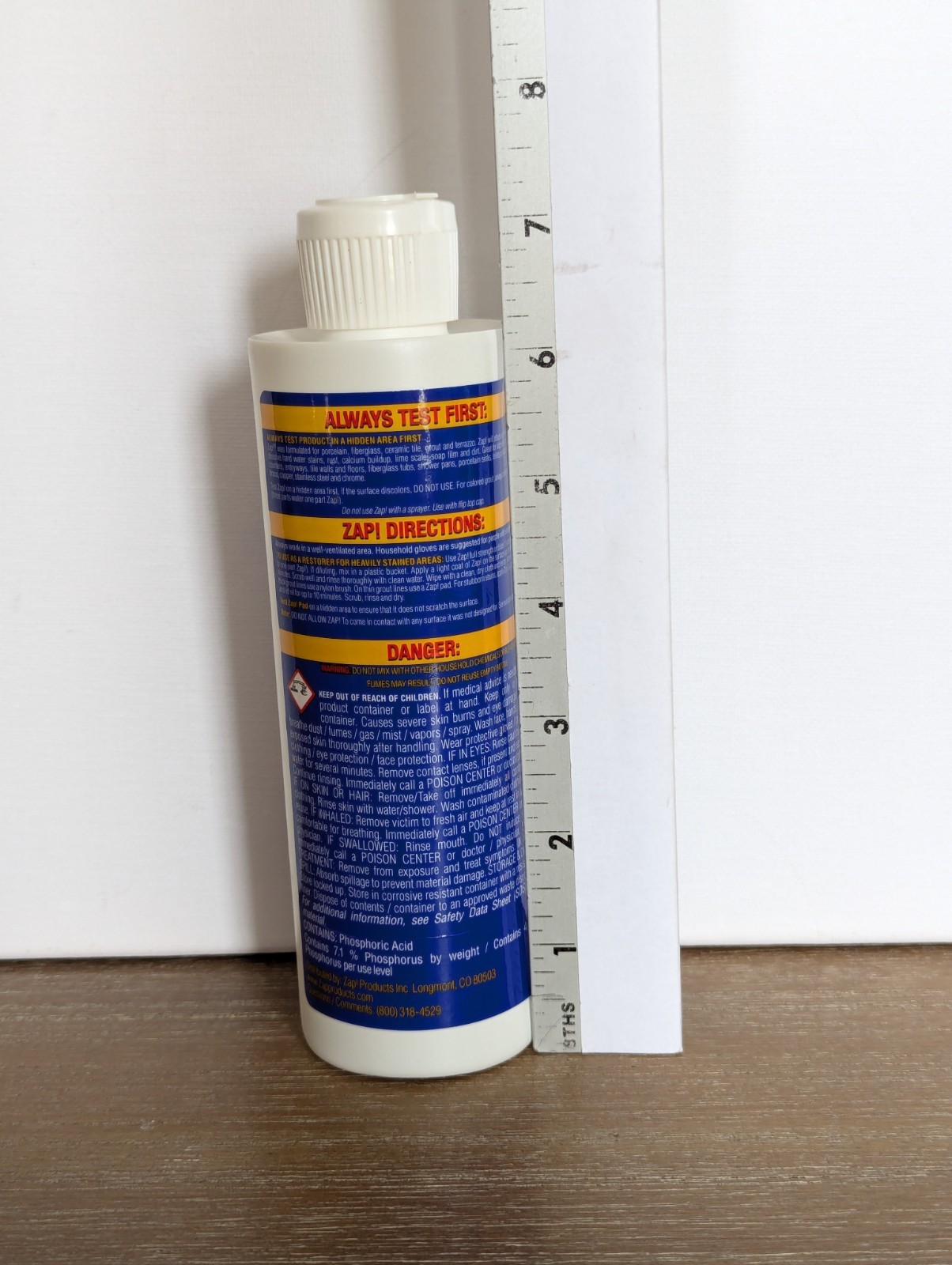 Zap! Professional Restorer 10 oz Porcelain Fiberglass Tile Grout – NEW SEALED