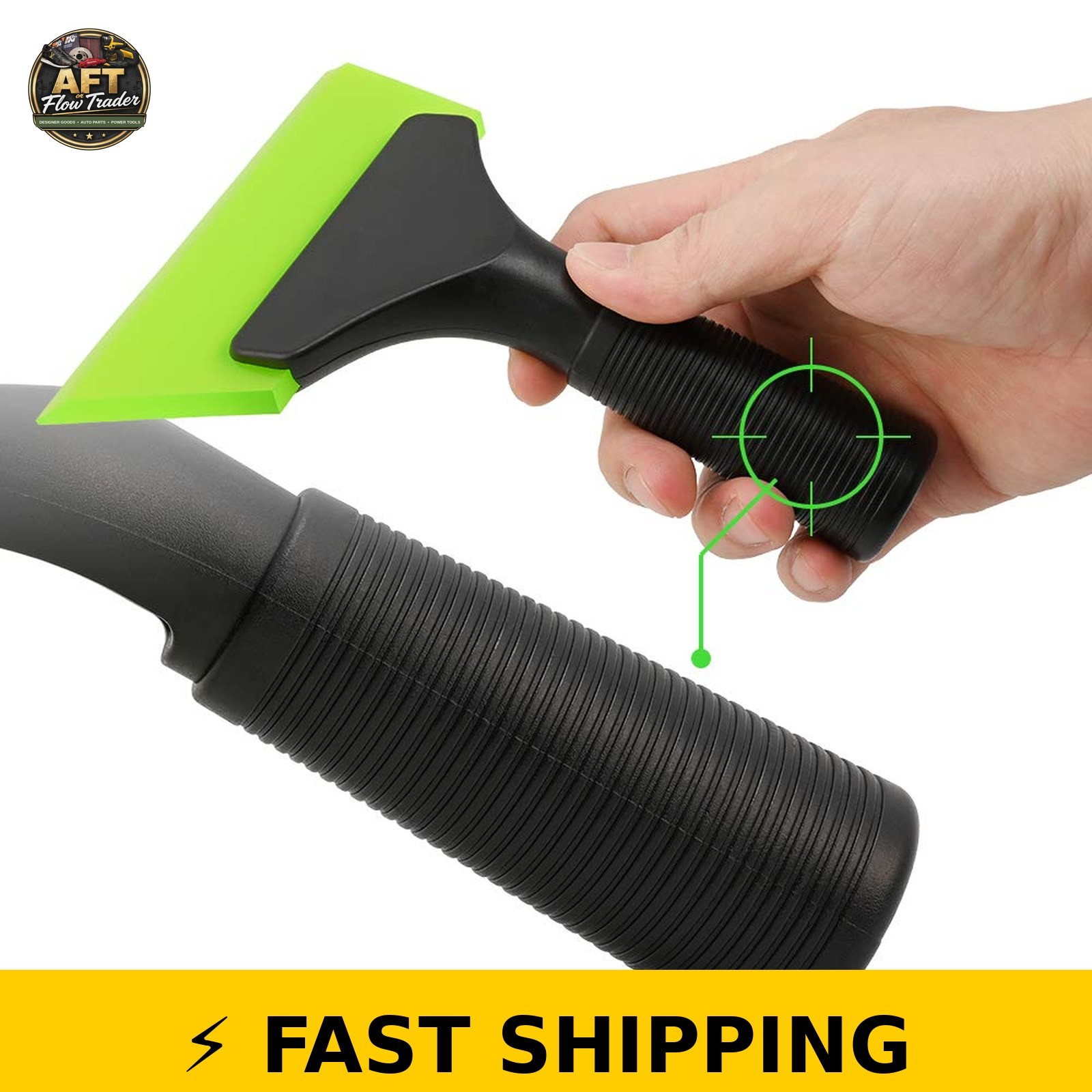 FOSHIO 5 Inch Rubber Blade Squeegee for Cleaners, 2 Pack