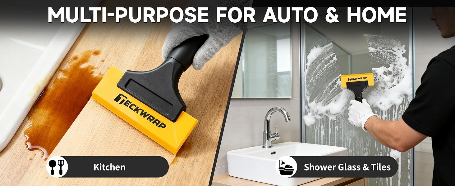 Mini Silicone Squeegee for Window Tint –5 Inch Small Squeegee for Car