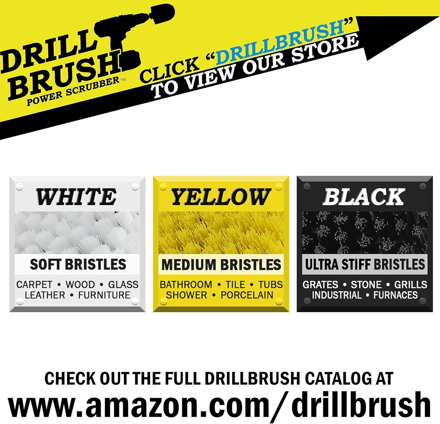Carpet Cleaner Scrub Brush for Variable Speed Polisher 7 Inch Soft White Drill B